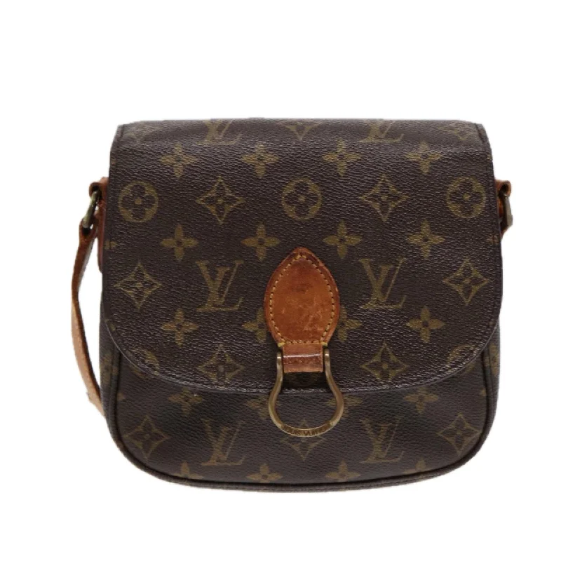 Shoulder bags with bold stripes for trendiness -Louis Vuitton Saint Cloud  Canvas Shoulder Bag (Pre-Owned)