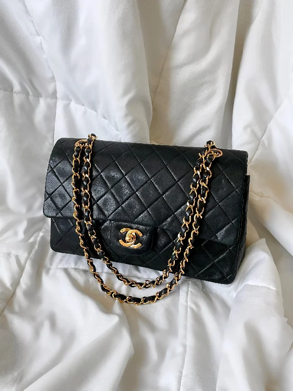 Chanel Classic Medium Double Flap Quilted Lambskin Bag