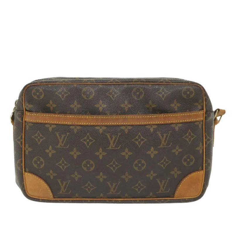 Shoulder bags with tropical leaves for summer -Louis Vuitton Trocadéro  Canvas Shoulder Bag (Pre-Owned)