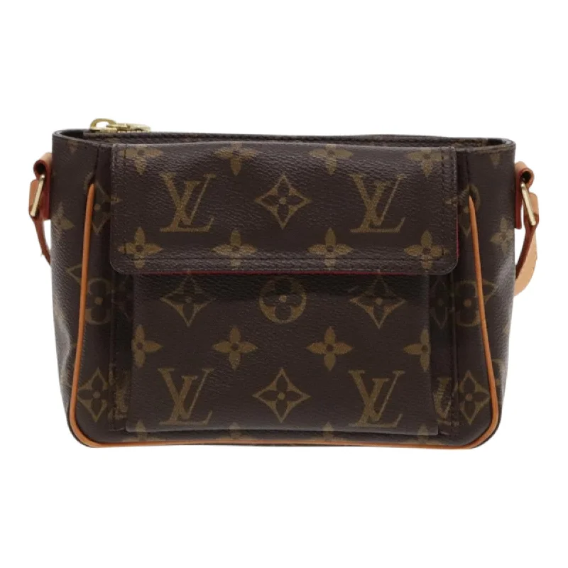 Shoulder bags with structured shapes for class -Louis Vuitton Viva Cité  Canvas Shoulder Bag (Pre-Owned)