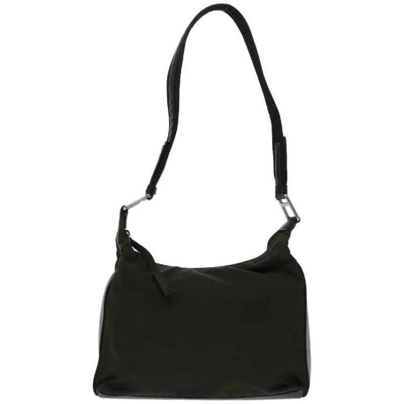 Shoulder bags with subtle embroidery for detail -Prada Tessuto  Synthetic Shoulder Bag (Pre-Owned)