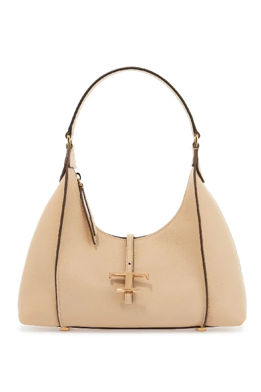 Shoulder bags with padded straps for ease -Tod's T Timeless Shoulder Bag