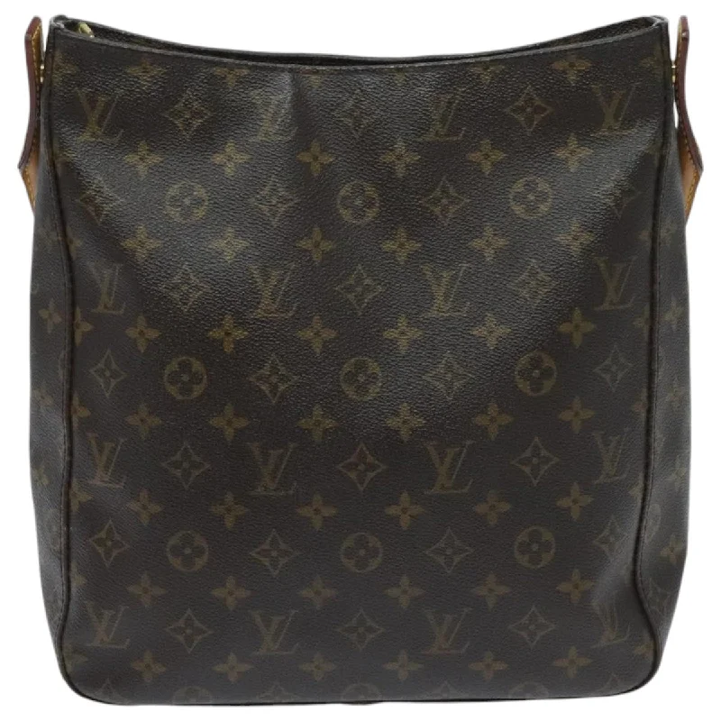 Shoulder bags with bold text for statements -Louis Vuitton Looping Gm  Canvas Shoulder Bag (Pre-Owned)