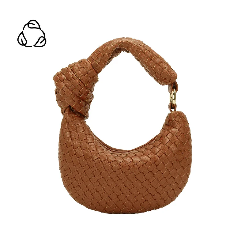 Waterproof handle bags ideal for rainy weather -Brigitte Saddle Woven Charm