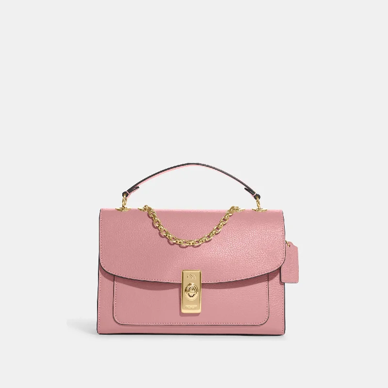 Handle bags with structured shapes for class -Coach Outlet Lane Shoulder Bag