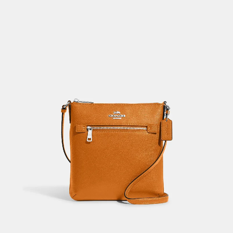 Designer handle bags with luxury logo detailing -Coach Outlet Mini Rowan File Bag