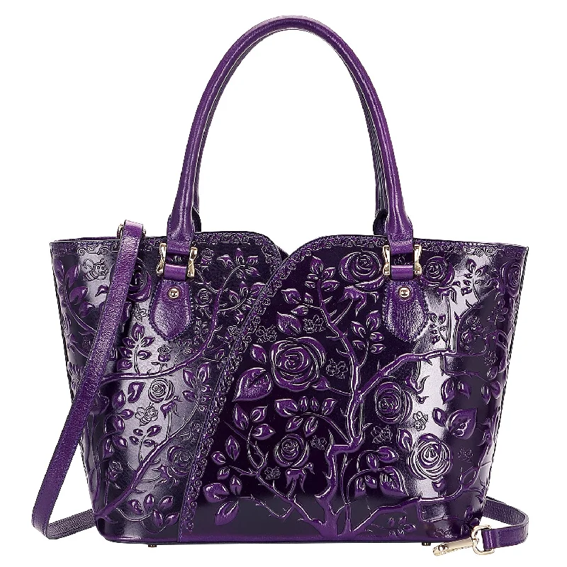 Handle bags with spacious interiors for storage -Large Rose Handbags