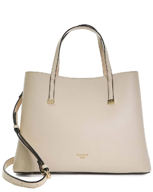 Handle bags with sturdy canvas for longevity -Dune London Dorrie Tote