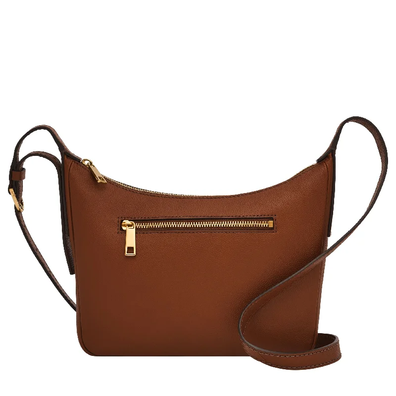 Handle bags with elegant gold-tone hardware -Fossil Wome's Cecilia Leather Small Crossbody