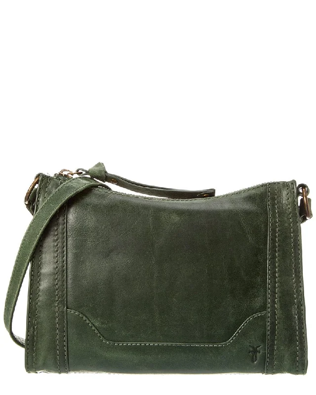 Handle bags with rugged canvas for outdoors -Frye Melissa Zip Leather Crossbody