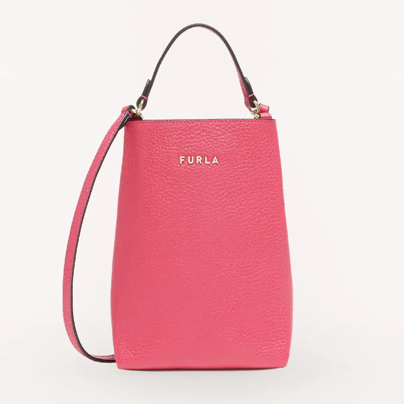 Handle bags with soft linings for protection -Furla Eos Vertical Crossbody S