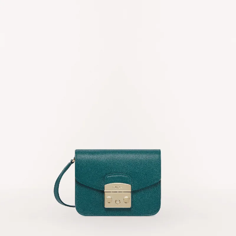 Handle bags with soft velvet for luxury -Furla Metropolis Crossbody Mini