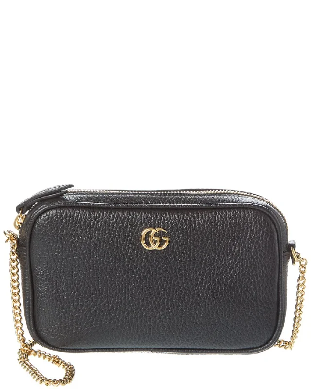 Canvas handle bags perfect for casual outings -Gucci GG Marmont Super Mini Leather Camera Bag