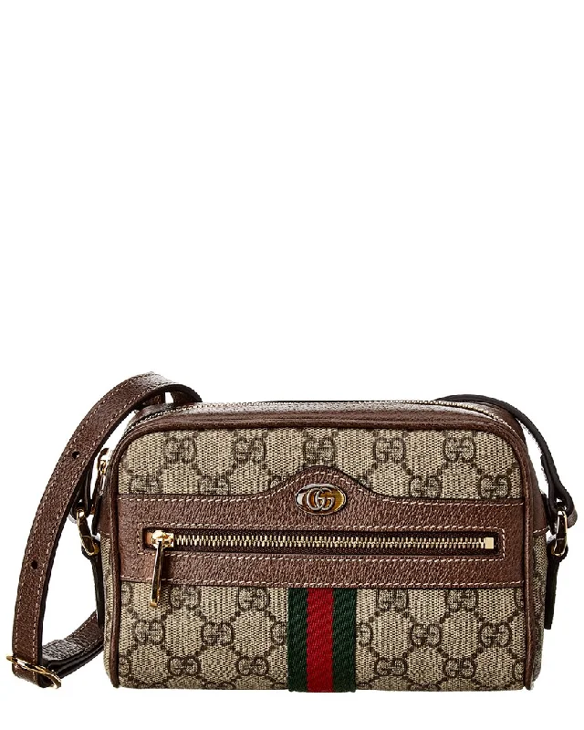 Handle bags with camouflage patterns for edge -Gucci Ophidia Mini GG Supreme Canvas Shoulder Bag