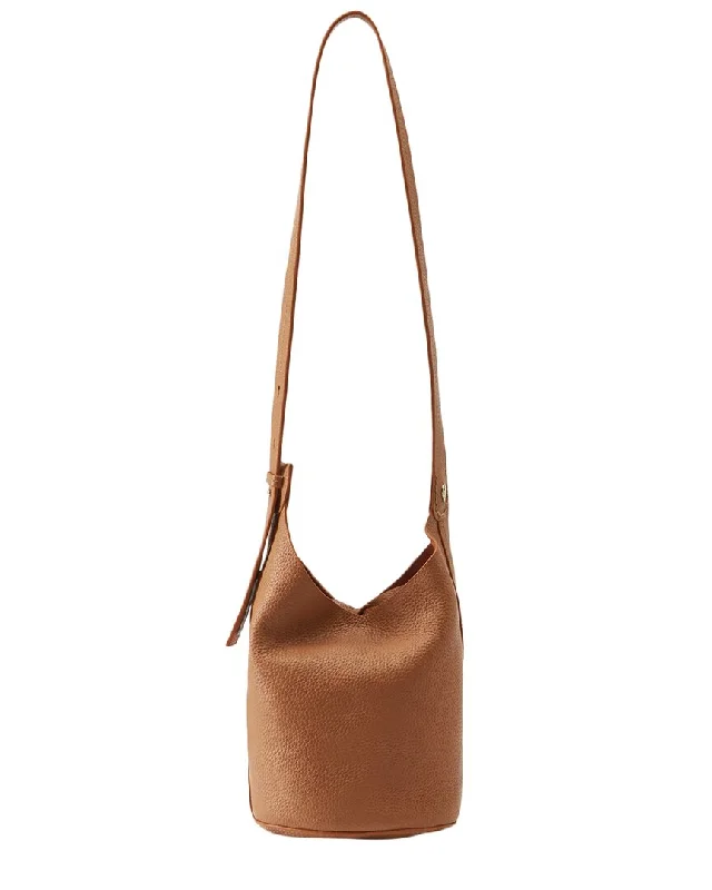 Handle bags with woven fabric for texture -Helen Kaminski Leather Bag