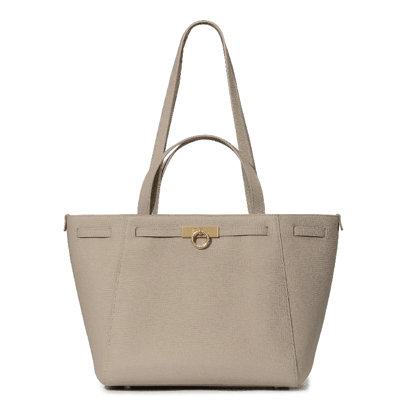 Handle bags with sleek silhouettes for fashion -Madison Large Tote Bag