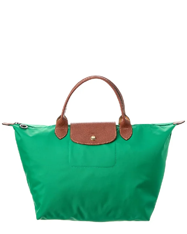 Handle bags with modern cutouts for style -Longchamp Le Pliage Original Medium Canvas Handbag