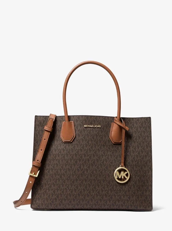 Handle bags with durable hemp for sustainability -Michael Kors Mercer Convertile Tote Bag