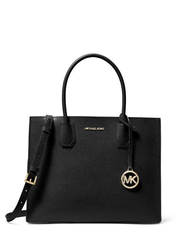 Handle bags with detachable pouches for versatility -Michael Kors Women's Mercer Peled Leather Satchel ag