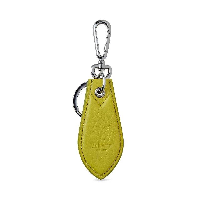 Handle bags with floral prints for spring -Mulberry Leather Tab Keyring