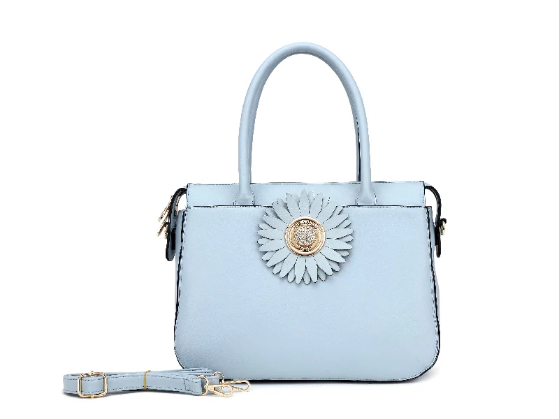 Handle bags with neutral leather for elegance -Sunshine Handbag