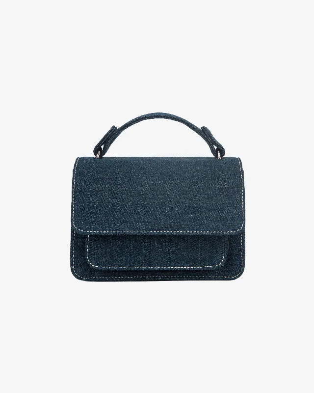 Handle bags with durable hemp for sustainability -RENEI DENIM - Blue Ink