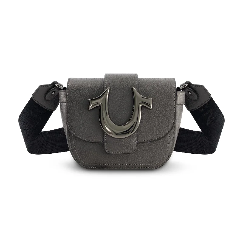 Leather handle bags for elegant daily carry -True Religion Mini Flap Crossbody