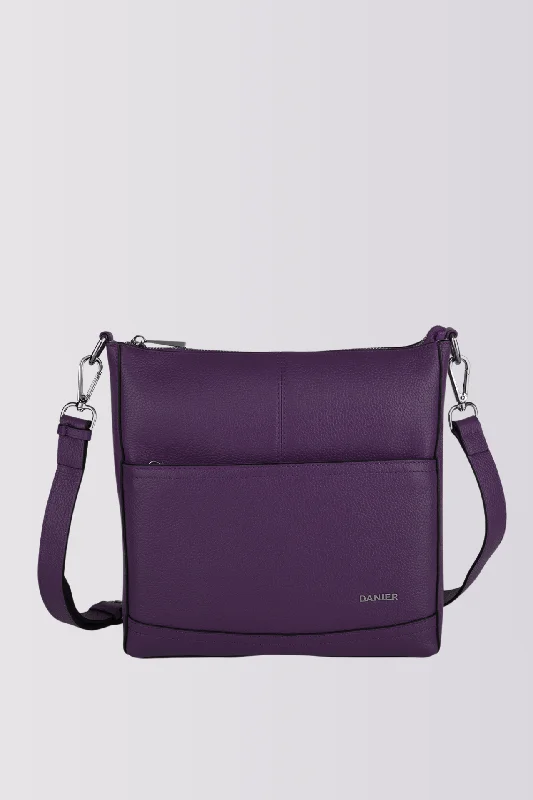 Handle bags with wide openings for access -VAILA CROSSBODY