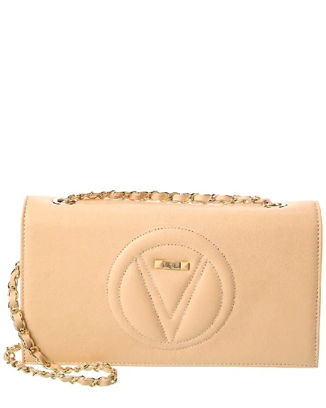 Handle bags with soft fabric for comfort -Valentino by Mario Valentino Lena Signature Leather Shoulder Bag