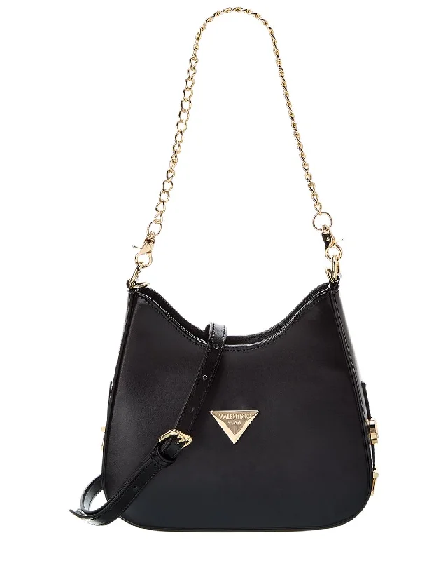 Handle bags with structured shapes for class -Valentino by Mario Valentino Madelaine Valent Leather Shoulder Bag