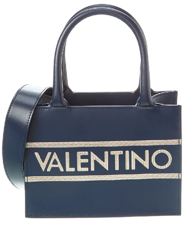 Handle bags with floral prints for spring -Valentino by Mario Valentino Marie Lavoro Leather Tote