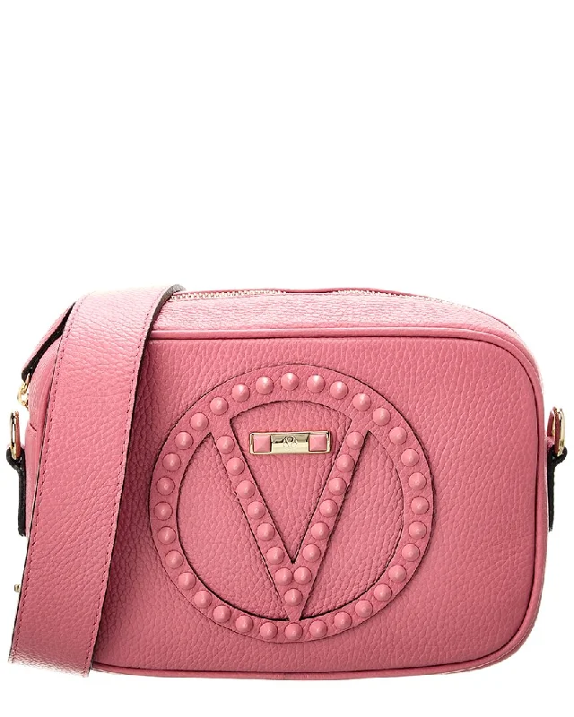 Handle bags with sleek leather for work -Valentino by Mario Valentino Mia Rock Leather Crossbody