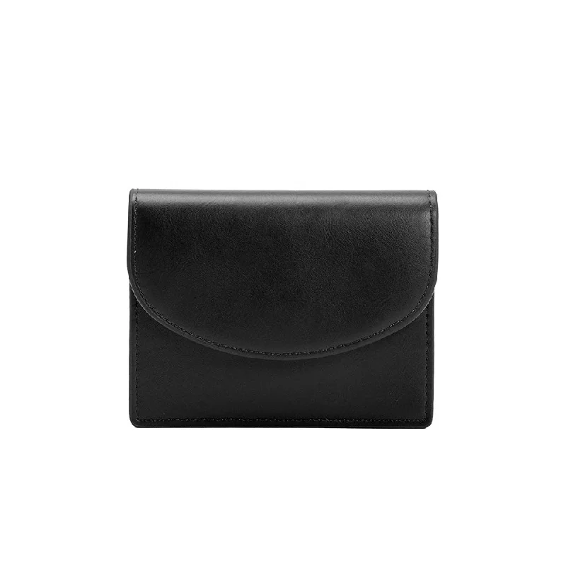 Durable handle bags for heavy-duty everyday use -Milo Black Card Case Wallet